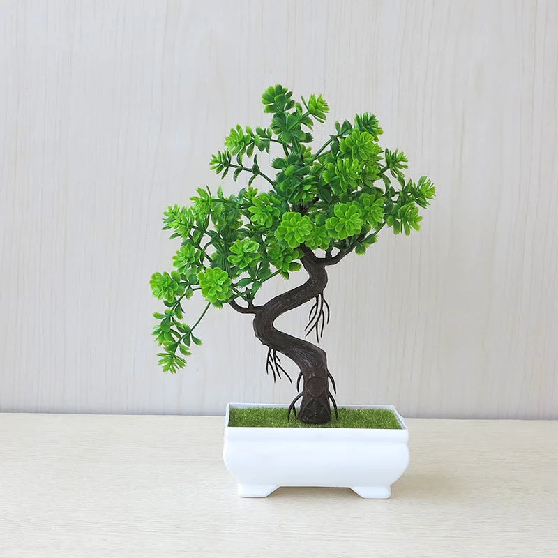 Plante artificielle japonaise verte