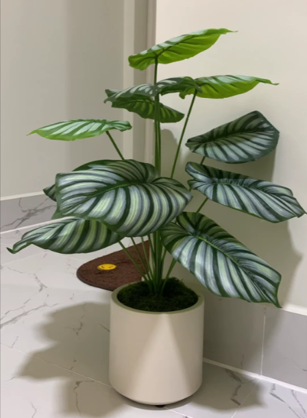 Monstera synthétique en pot