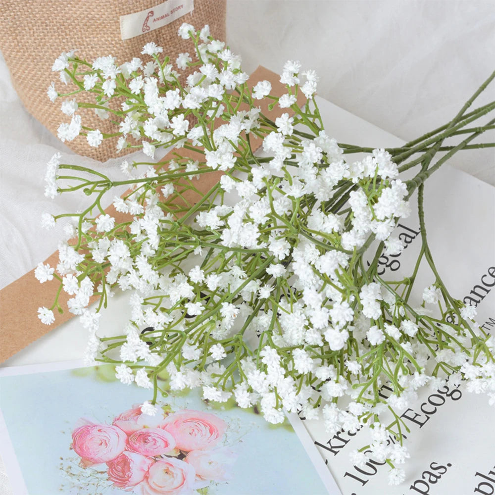 Gypsophile synthétique blanche