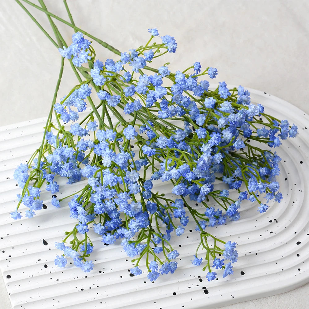 Gypsophile synthétique bleue