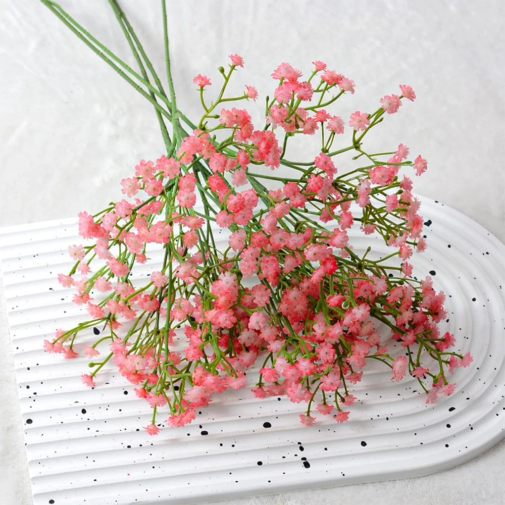 Gypsophile artificielle rouge